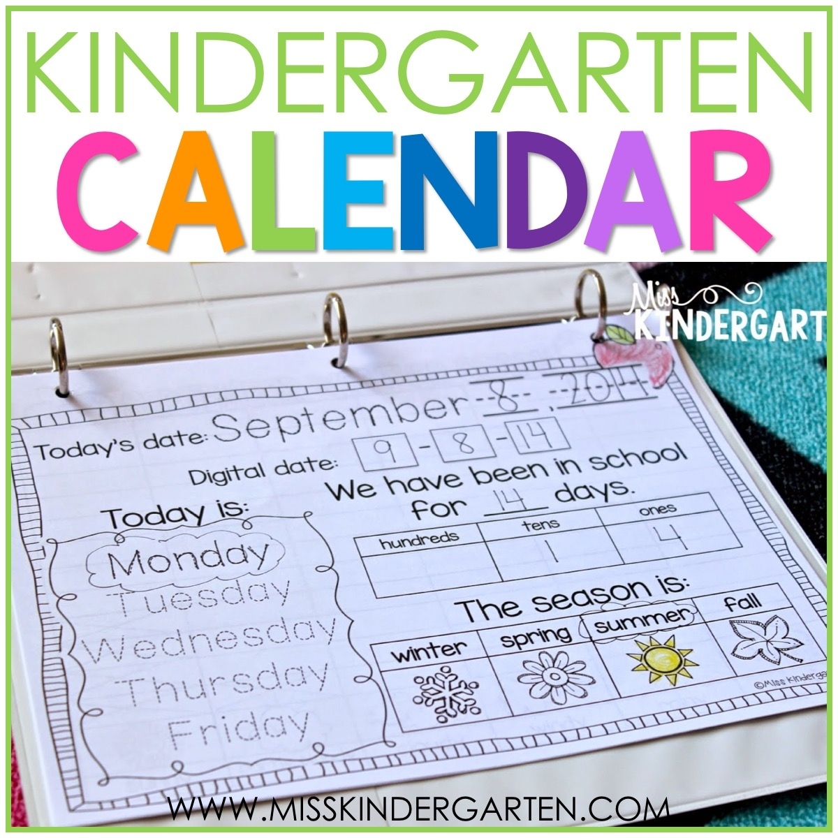 Calendar Time In Kindergarten - Miss Kindergarten Free Kindergarten Calendar Templates