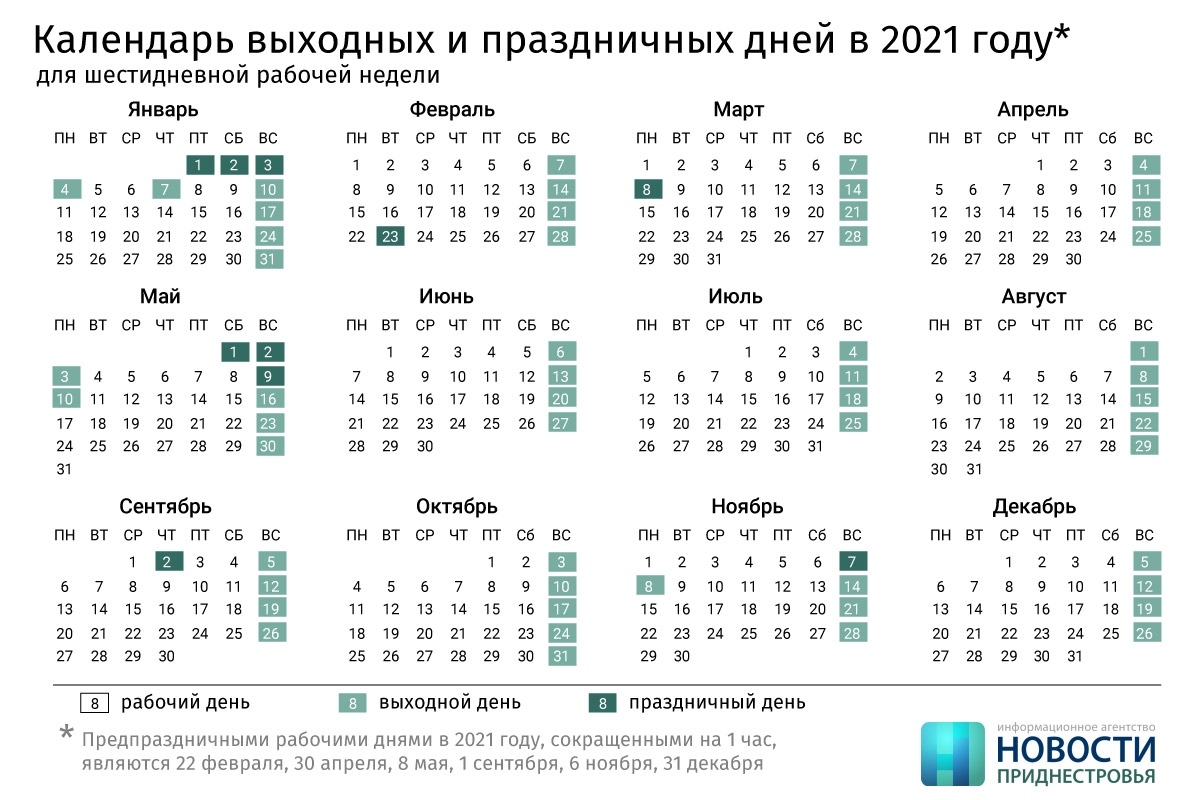 Минсоцтруда Опубликовало Производственный Календарь На 2021 Календарь 2021