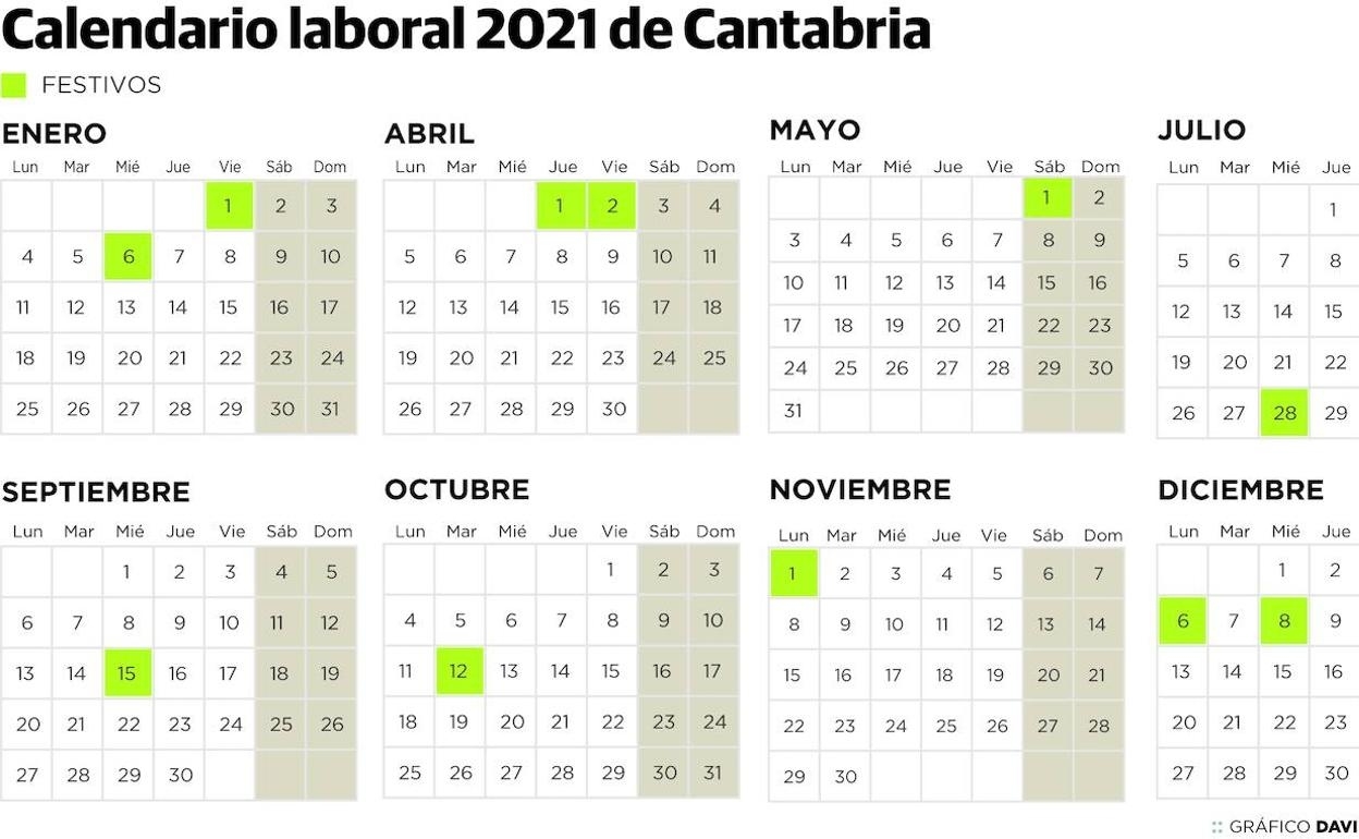 Calendario Semanas 2021 – Printable Blank Calendar Template
