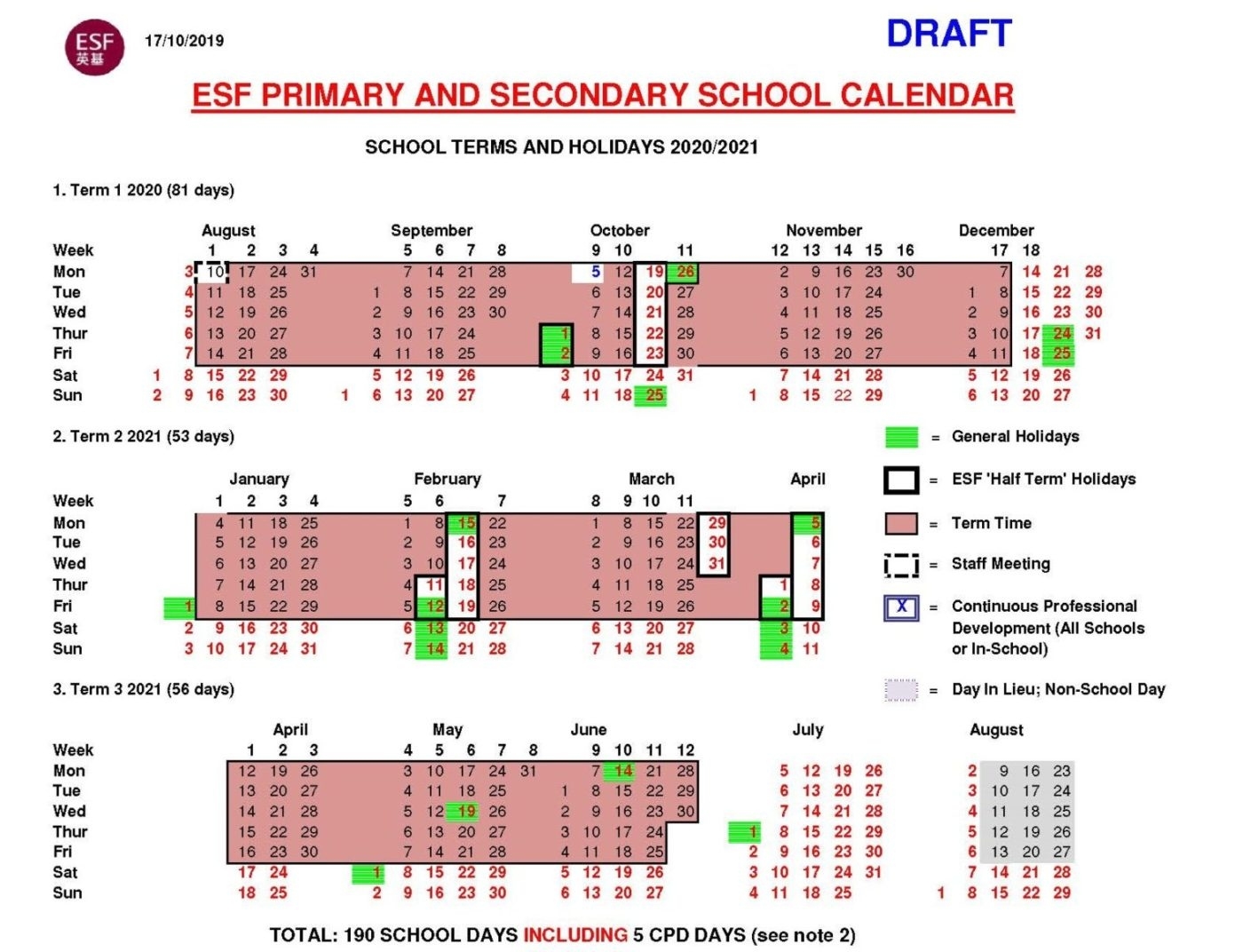 English Schools Foundation | 22 International Schools In Hk 2021 Calendar Hk