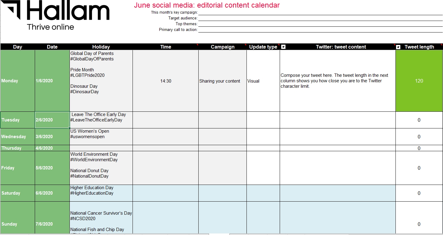Free 2020 Social Media Marketing Calendar | Plan Your Social Calendar Template Social Media