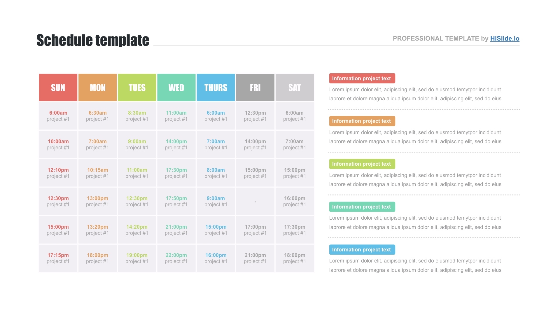 Free Schedule Template For Keynote - Download Now! Free Keynote Calendar Template