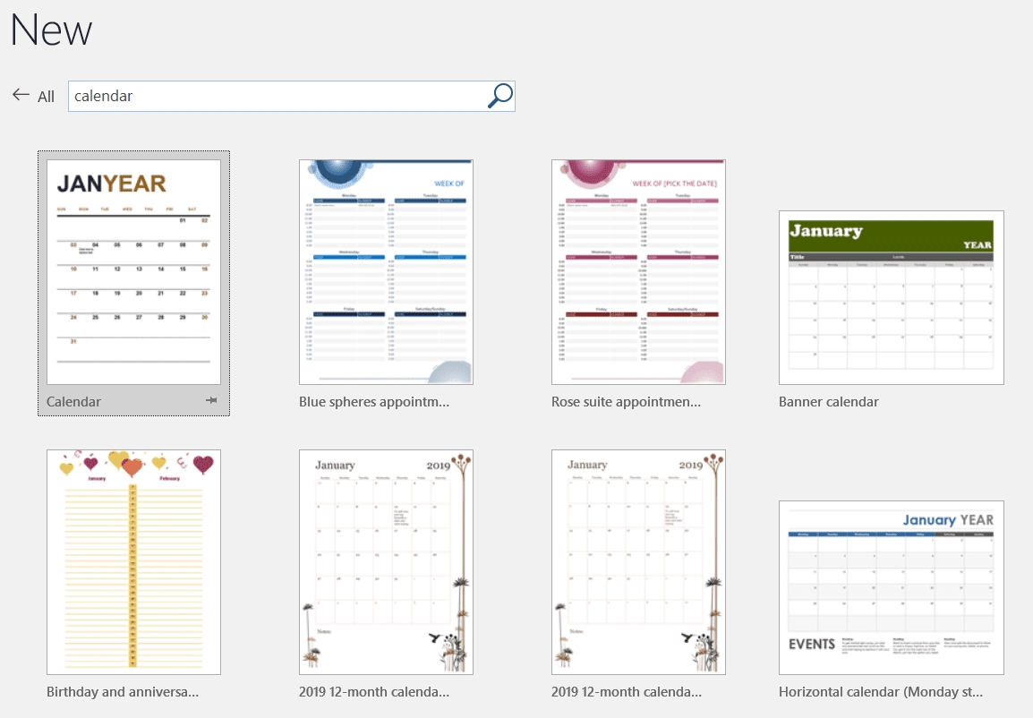 How To Create A Calendar In Microsoft Word - Calendar Calendar Template To Add Pictures