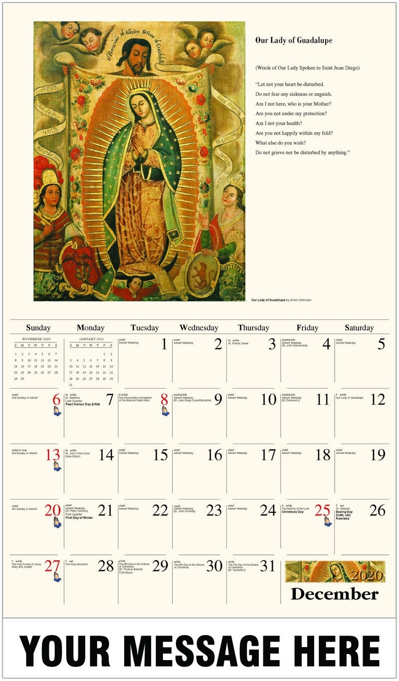 Inexpensive Wholesale Catholic Art And Liturgy Wall Calendars Catholic Calendar 2021 Poster