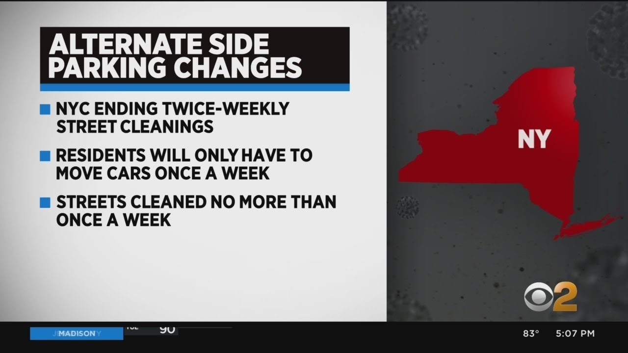 Mayor De Blasio Announces Changes To Alternate Side Parking Alternate Side Parking Suspension 2021