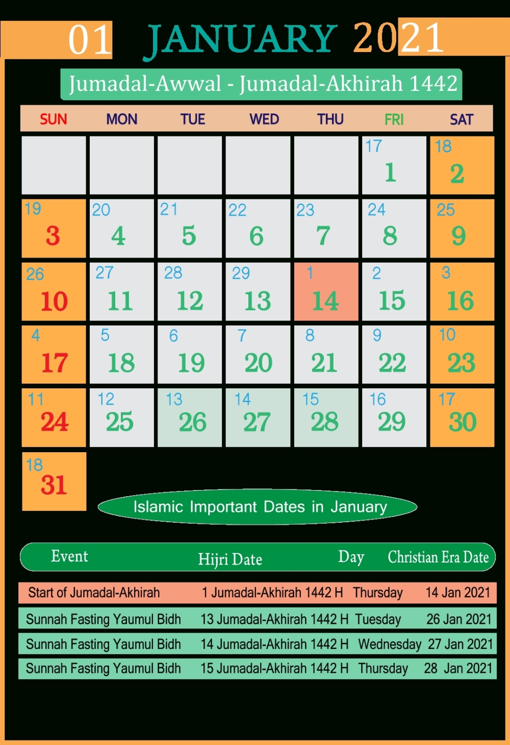 Pin On Calendar 2021 Islamic Calendar 2021