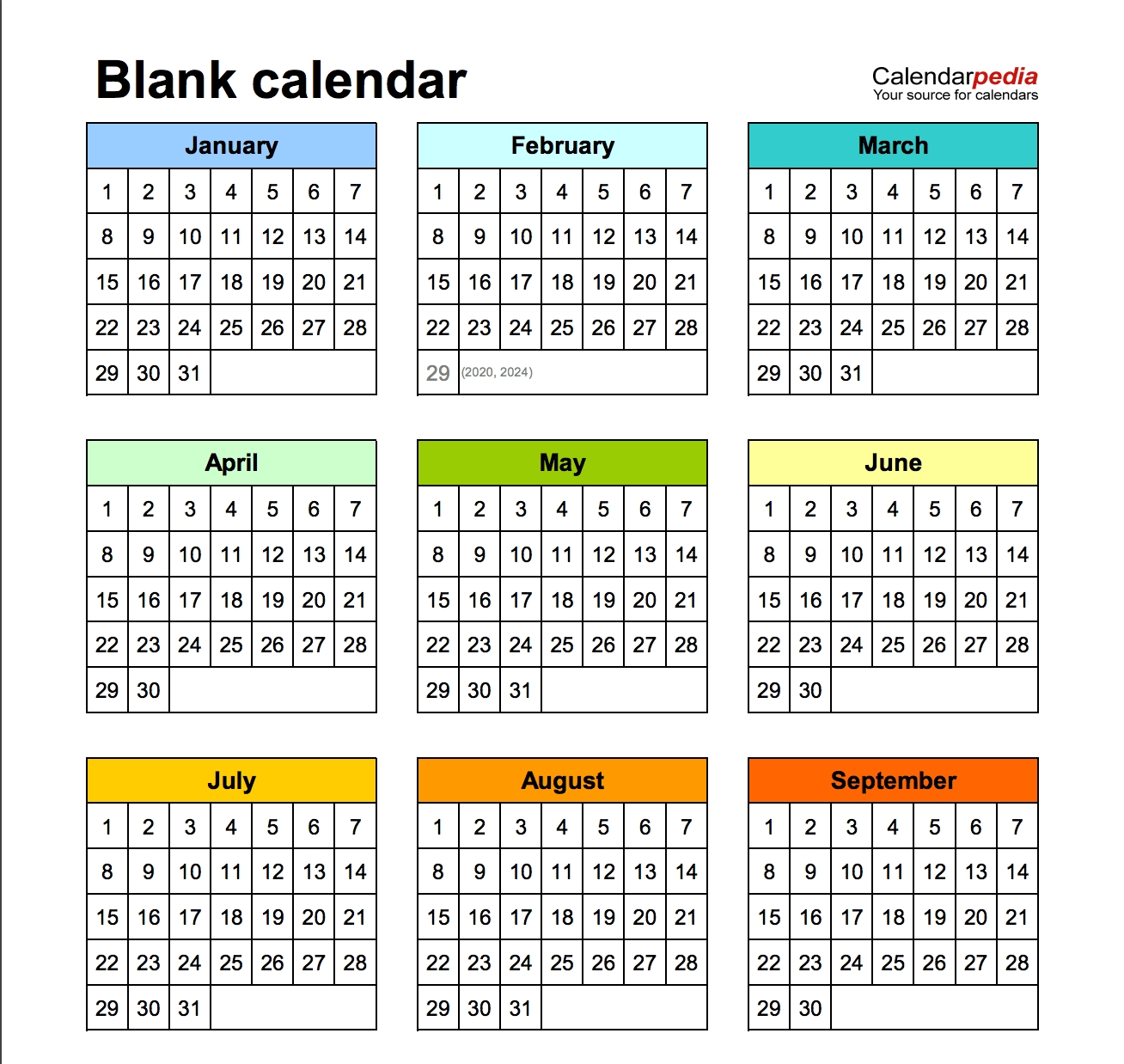 Printable Blank Calendar Templates Calendar Template Legal Size
