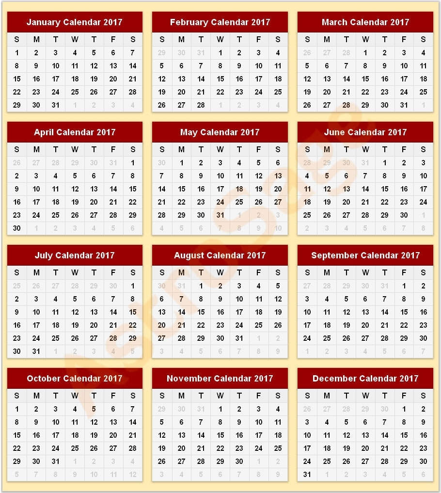 Printable Calendar 2017 - 2017 Printable Calendar Marathi Calendar Zodiac Signs