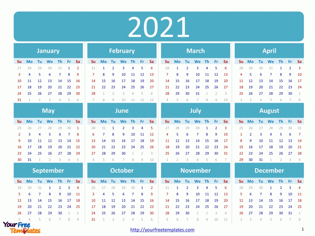 Printable Calendar 2021 Template - Free Powerpoint Templates Free Printable Calendar With Lines On Days 2021