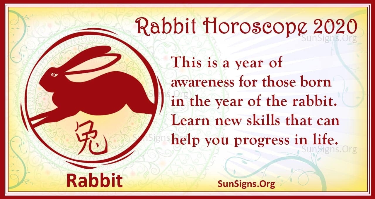 Rabbit Horoscope 2020 - Free Astrology Predictions Chinese Zodiac Calendar Rabbit
