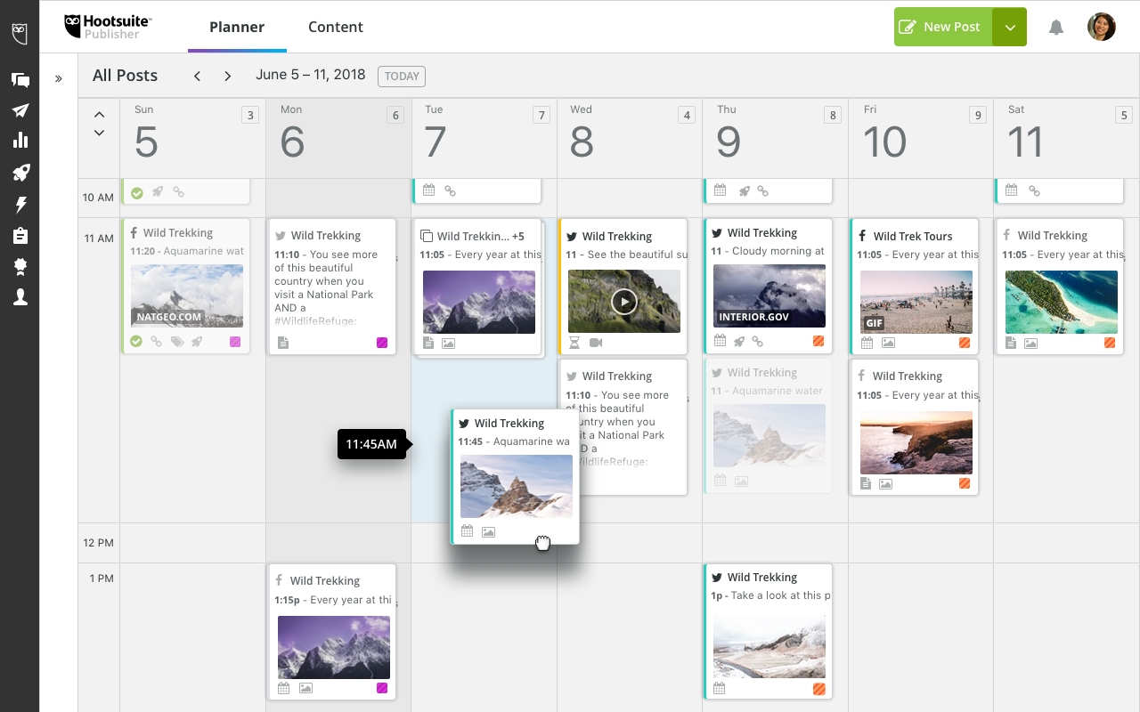 Social Media Calendar Guide: How To Create A Great Content Content Calendar Template Hootsuite