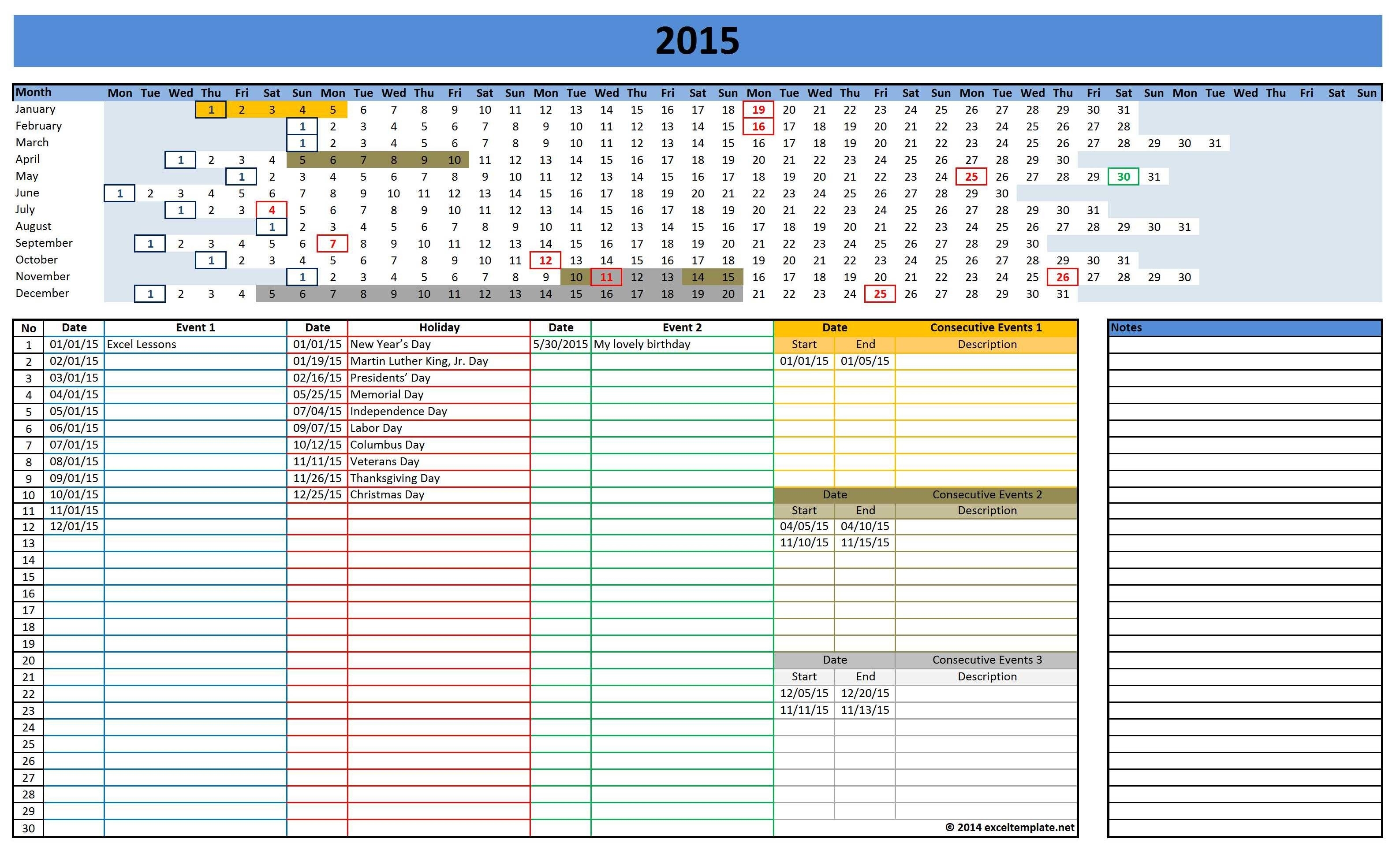 Calendar-Excel-Template-2018-Xlsx-Excel-Calendar-Template Excel Calendar Template Xlsx
