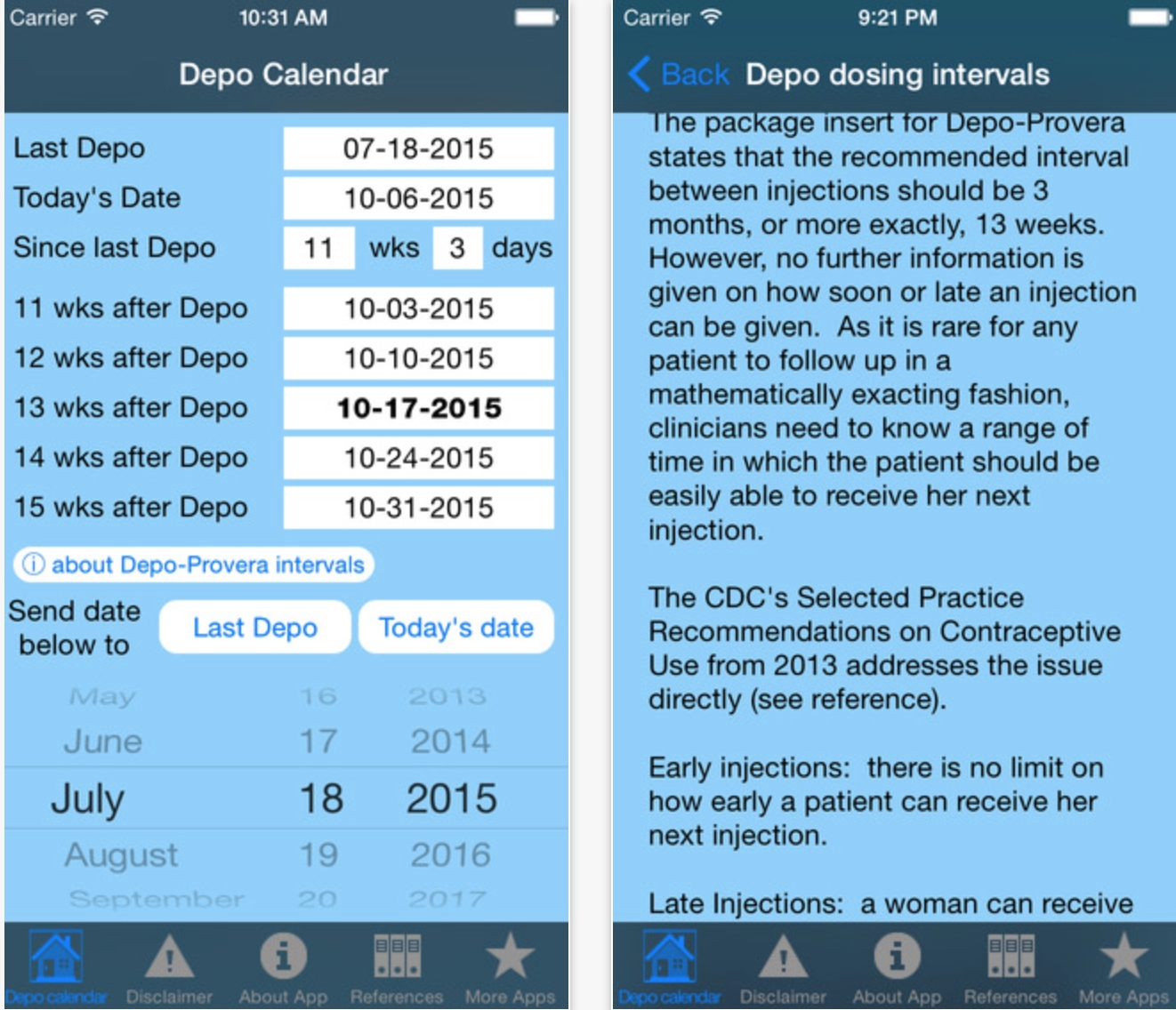 Depo Calendar App Could Significantly Improve Contraception Depo Shot Calendar 2021