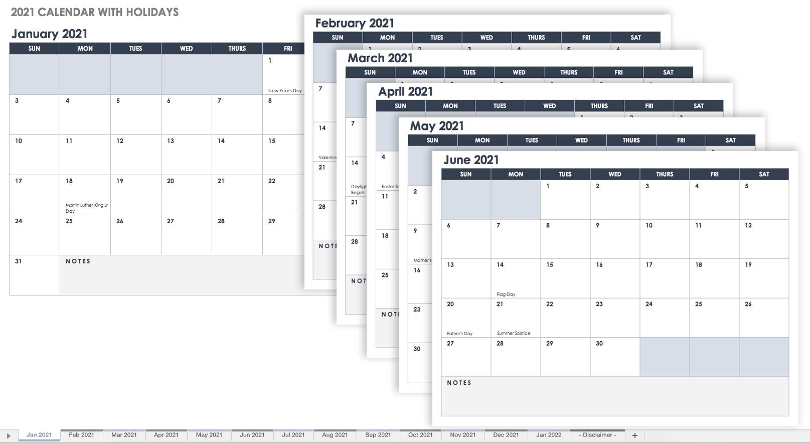 Free Google Calendar Templates | Smartsheet Free Calendar Layout Templates