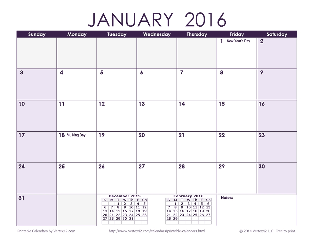 Free Printable Calendars | Calendar Printables, Free Free Calendar Template Vertex