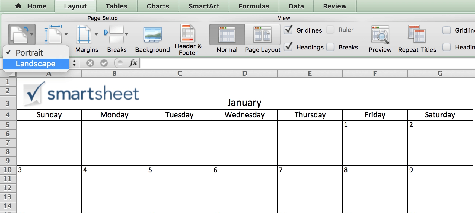 Free, Printable Excel Calendar Templates For 2019 &amp; On Calendar Template Excel 2007