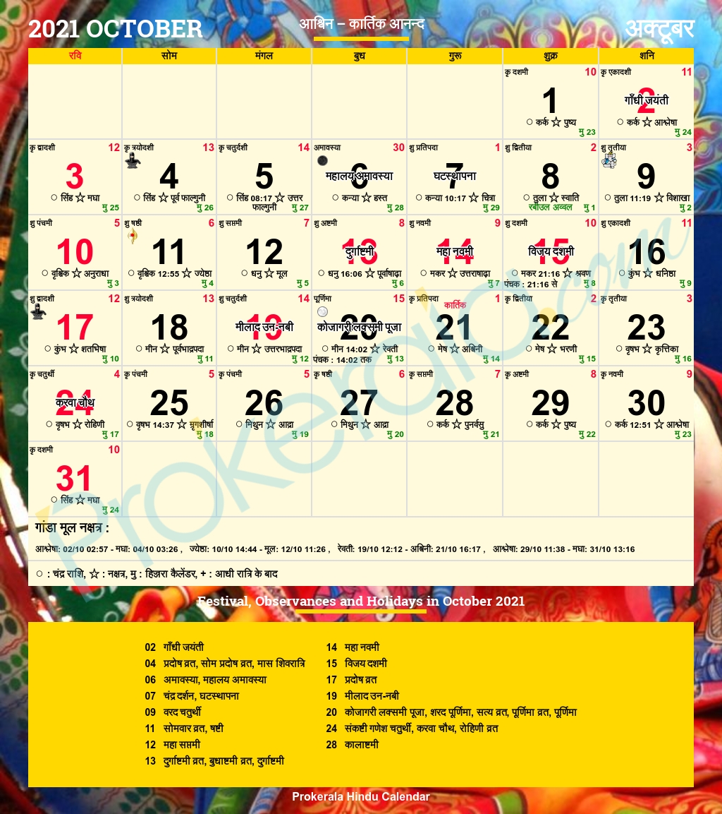Kannada Calendar 2021 January - Print A Calendar For January Bhagyalaksmi Kannada October 2021 Calendar