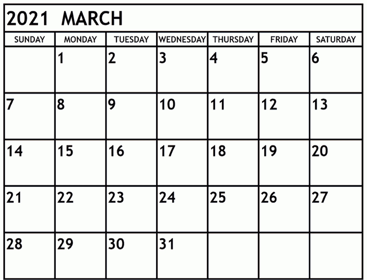 March 2021 Monthly Calendar Templates | August Calendar Free Calendars 2021 Word Doc Printable August