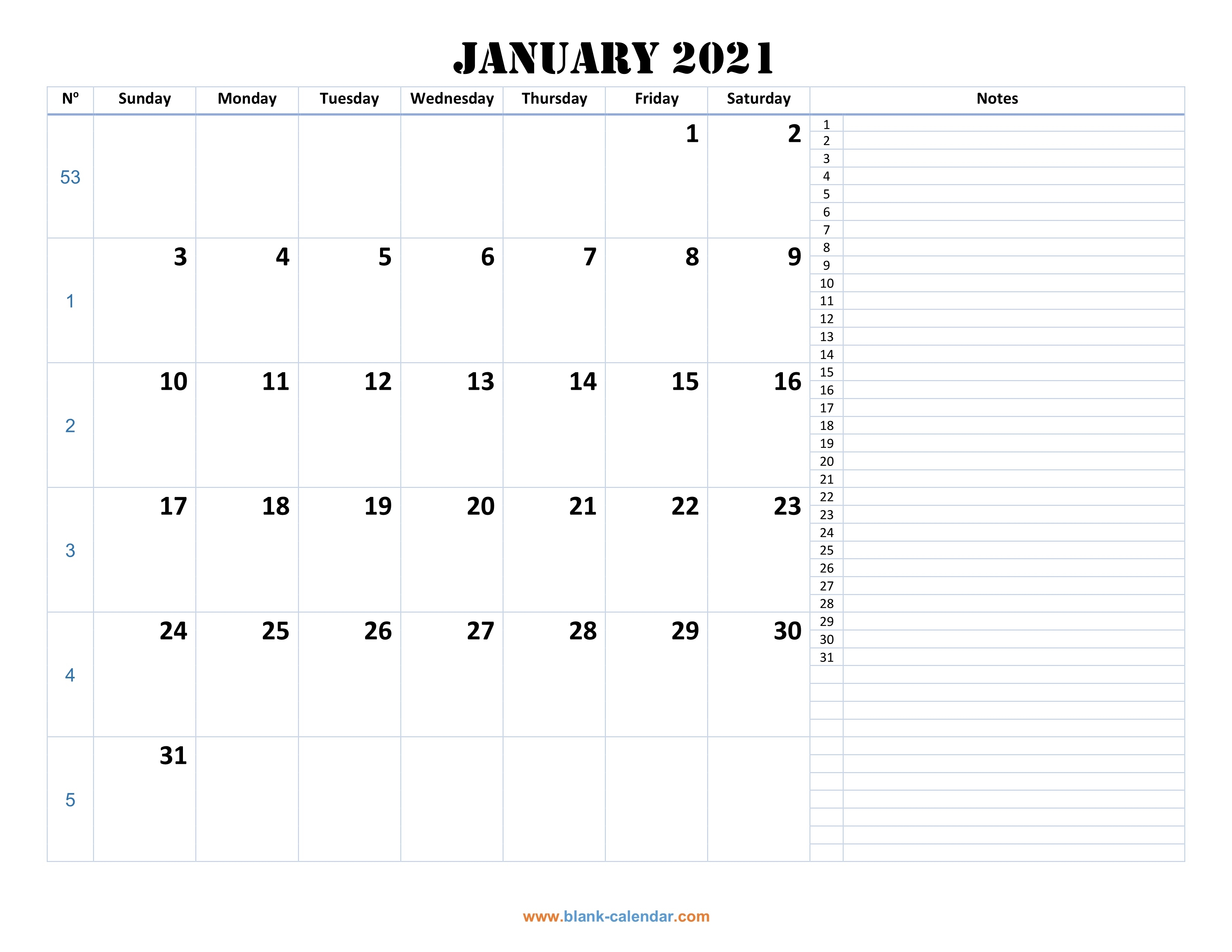 Monthly Calendar 2021 | Free Download, Editable And Printable 2021 Writable Calendars By Month