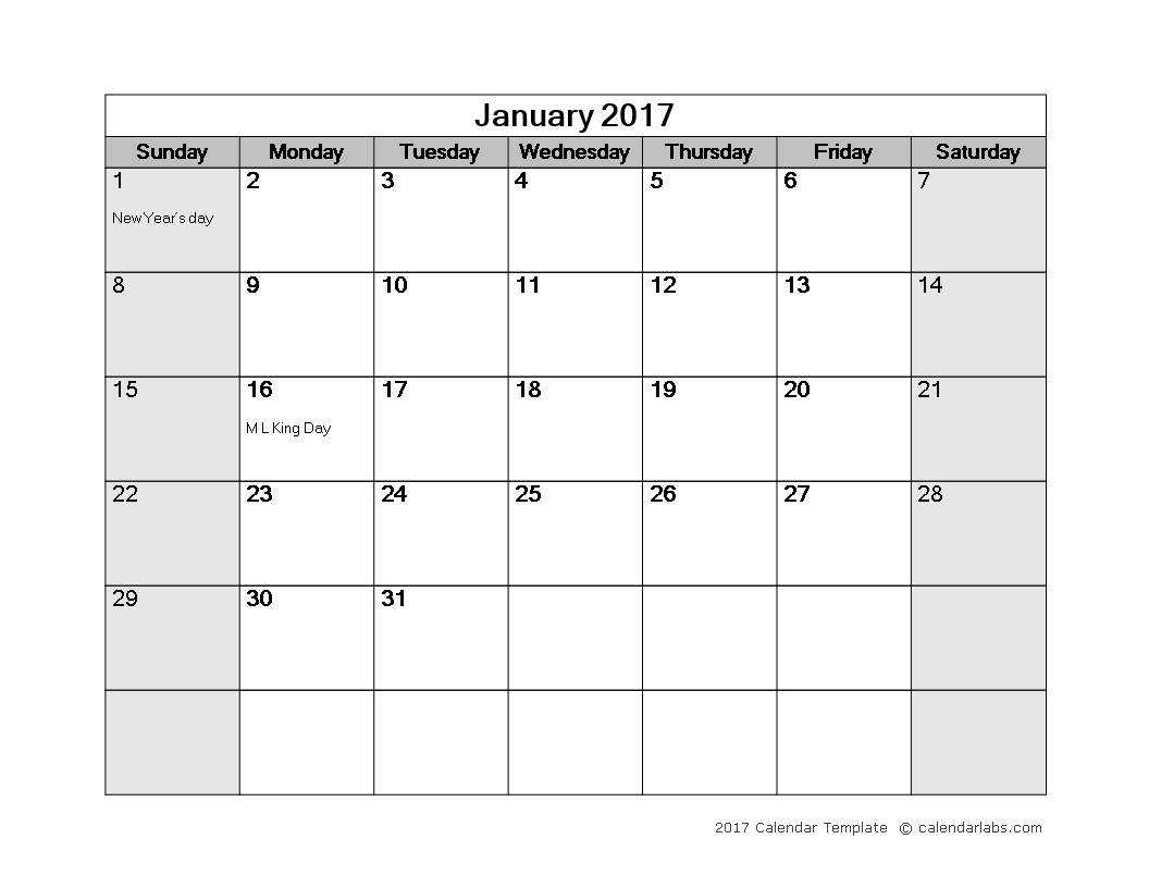 Monthly Calendar Word Template | Templates At Calendar Template At Calendarlabs
