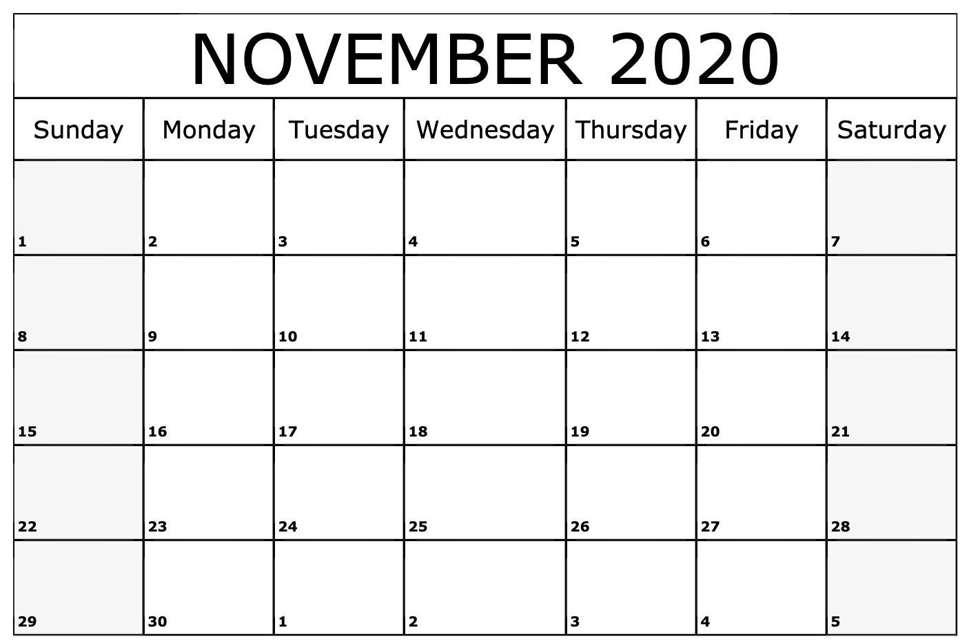 November 2020 Calendar Wallpapers - Top Free November 2020 Free Calendar Background Templates