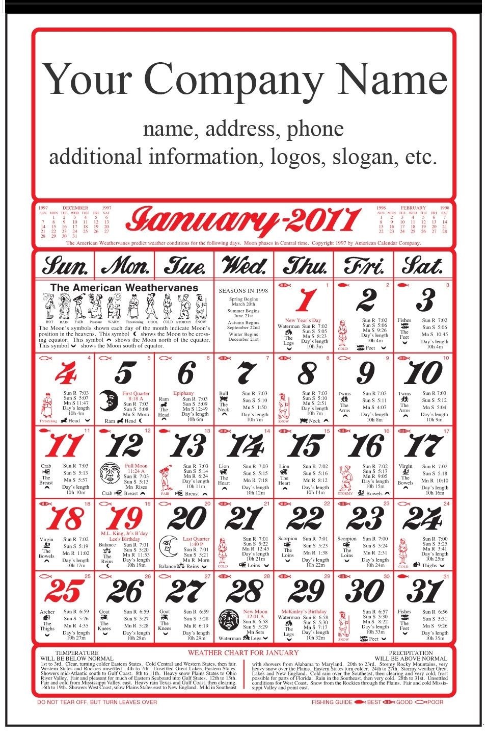 Zodiac Calendar Farmers Almanac – Printable Blank Calendar Template