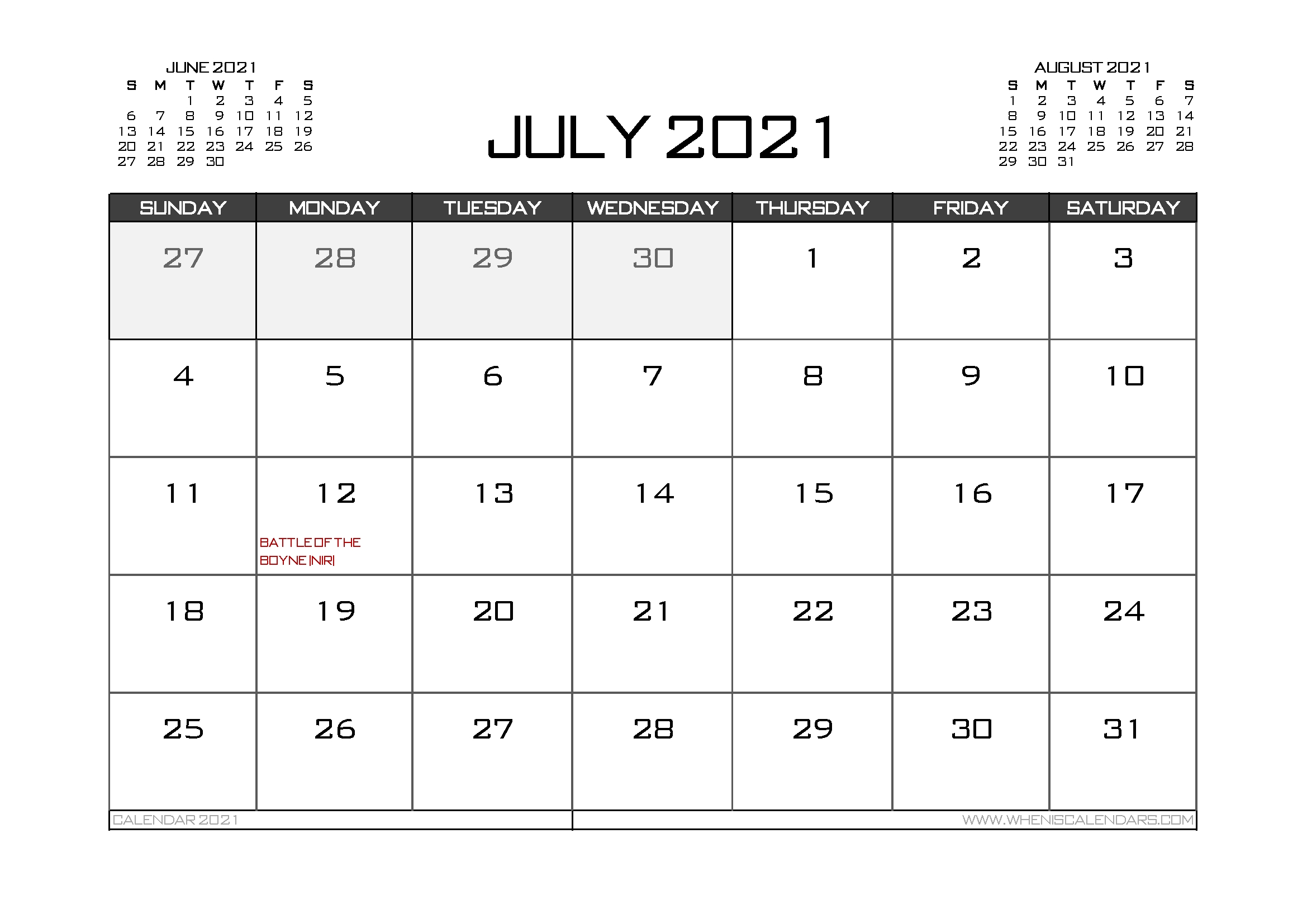 Printable July 2021 Calendar Uk | Calendar Uk, Calendar Free Uk Calendar Templates