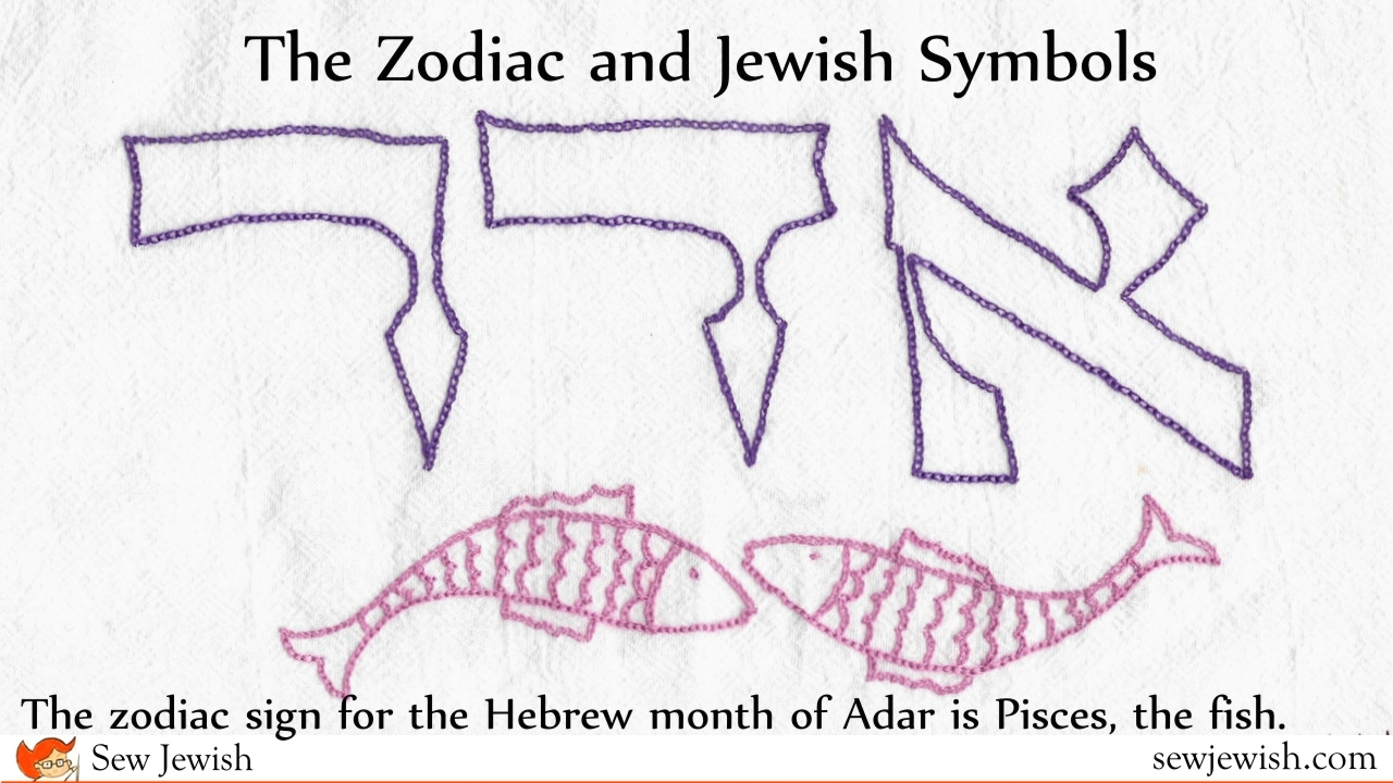 Surprise! Signs Of The Zodiac Are Jewish Symbols | Sew Jewish Hebrew Calendar And Zodiac