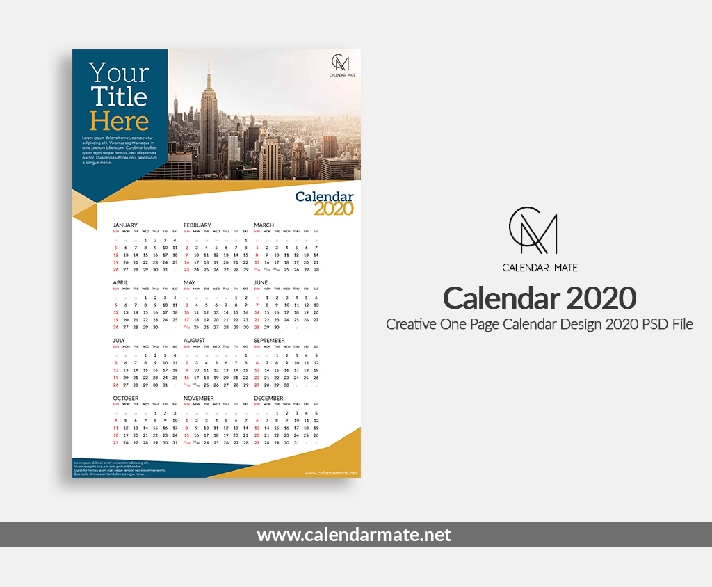 Torus – Free Desk Calendar Design Template 2019 Psd Free Free Calendar Design Template