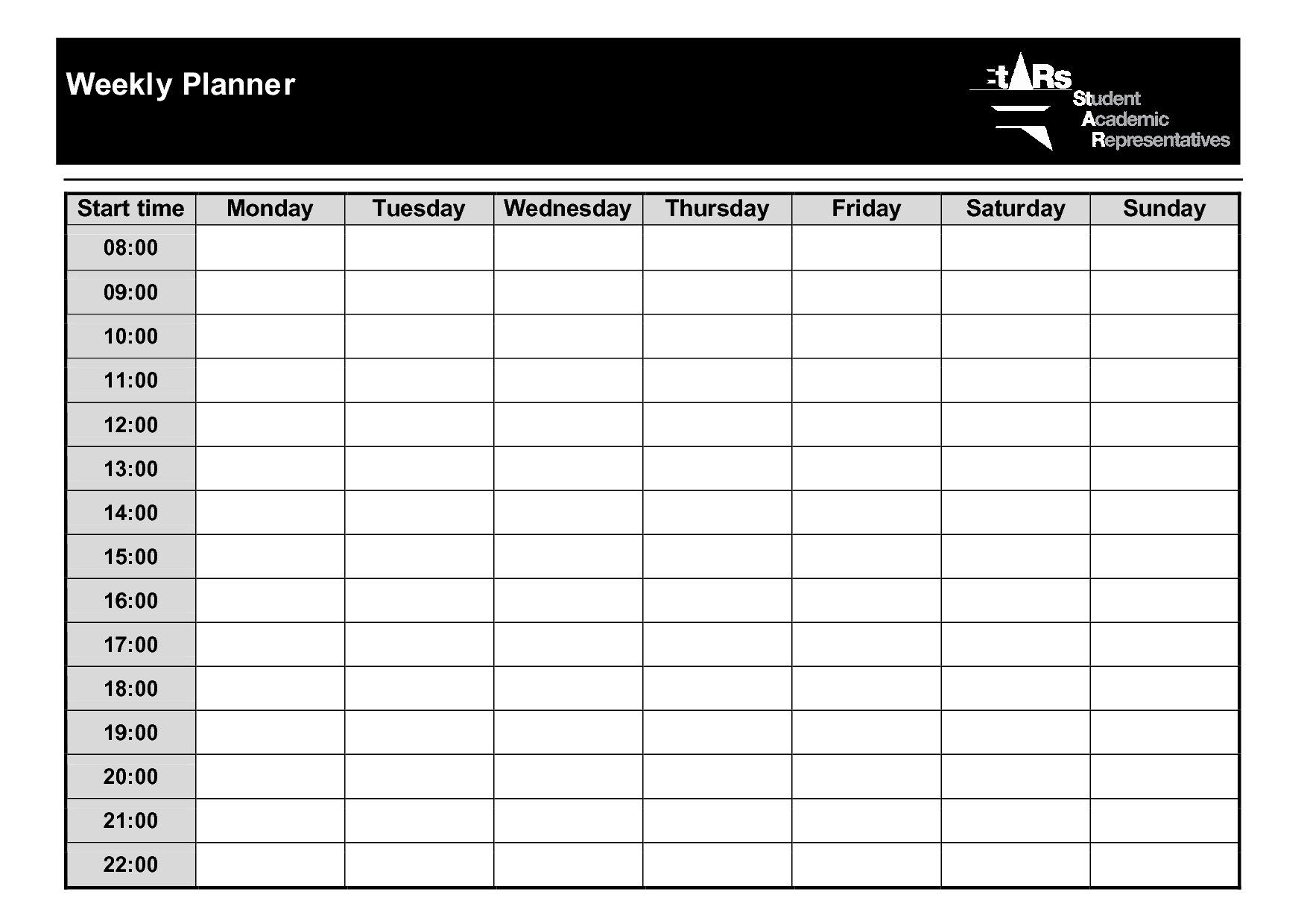 Weekly+Planner+Template+Pdf | Weekly Planner Template, Free Week Calendar Template Pdf