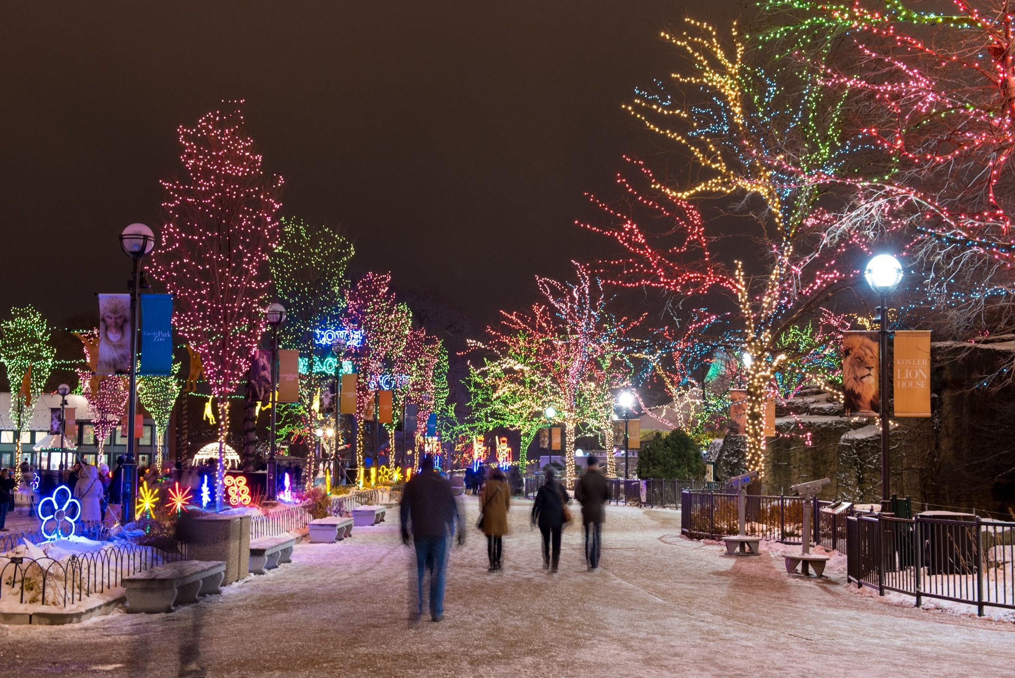11 Places To See Christmas Lights In Chicago When Can I Book A Holiday For November 2021