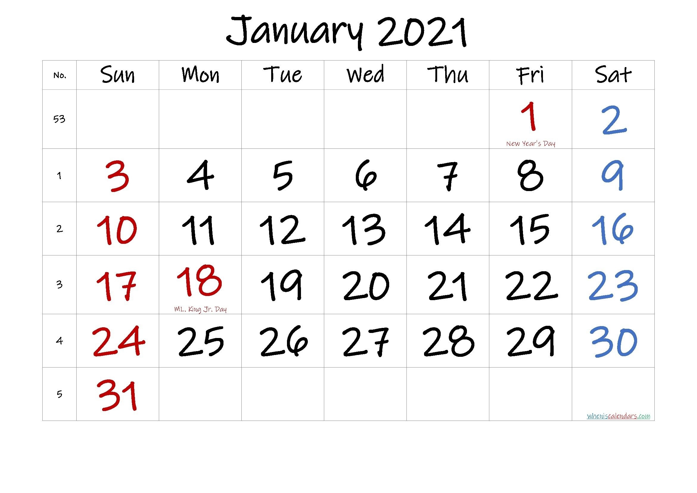 20+ Calendar For January 2021 - Free Download Printable Calendar Templates ️ Wiki Calendar August 2021