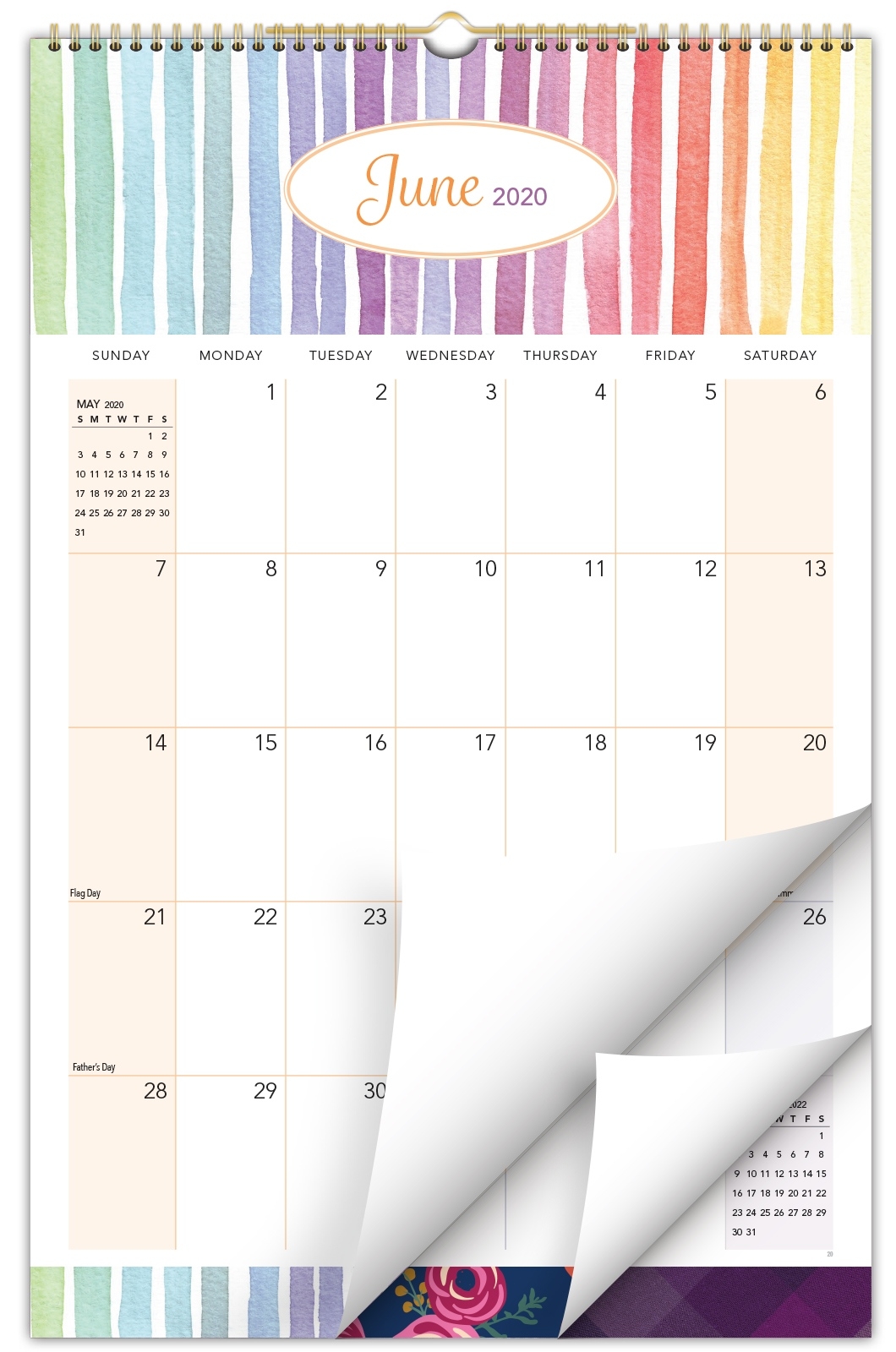 2020-2021 Wall Calendar - 11&quot;X17&quot; Assorted Patterns | Ebay Show Calendar For June 2021
