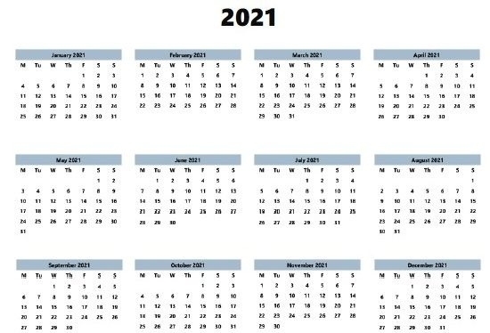 2021 Calendar Printable Template | Calendar Printables, Excel Calendar Template, Editable Calendar Show Me A Calendar Of August 2021