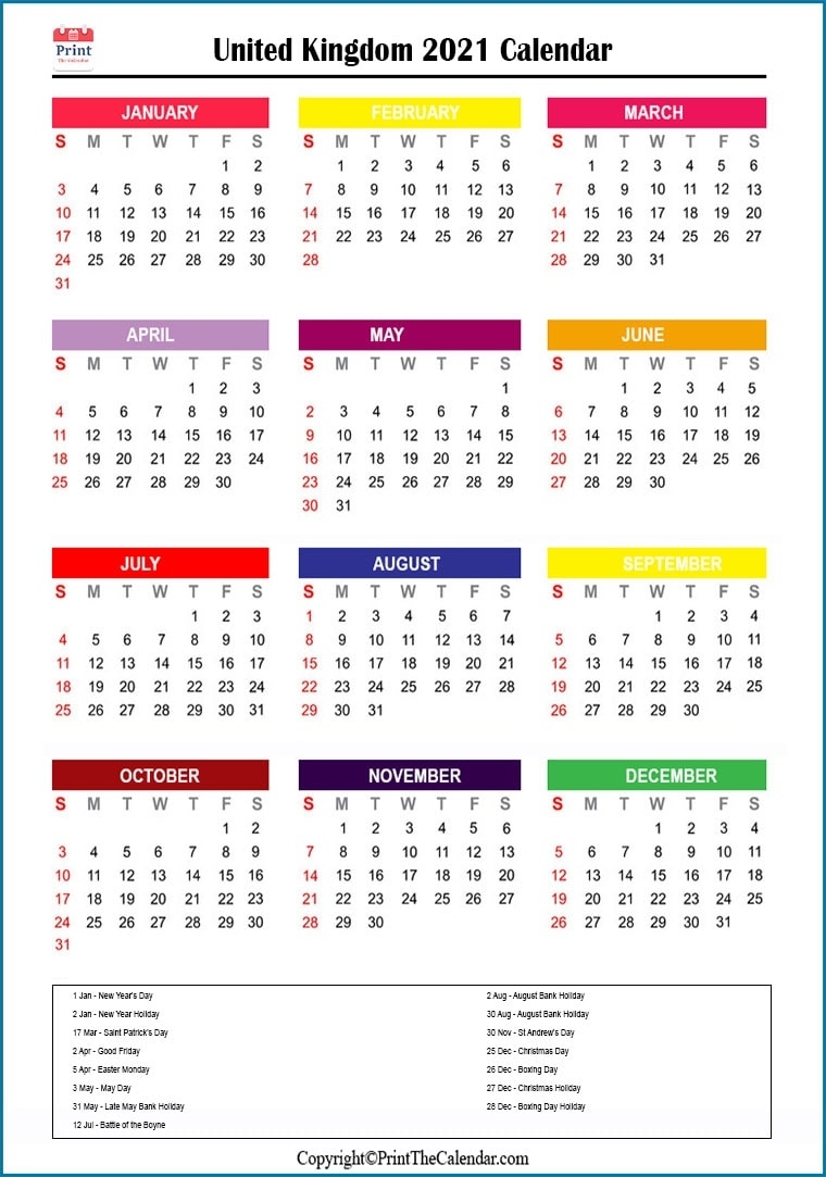 2021 Holiday Calendar Uk | Uk 2021 Holidays December 2021 Calendar With Bank Holidays