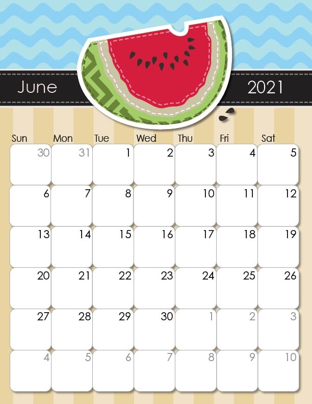 2021 Printable Calendars: 10 Free Printable Calendar Designs - Imom Cute June 2021 Calendar