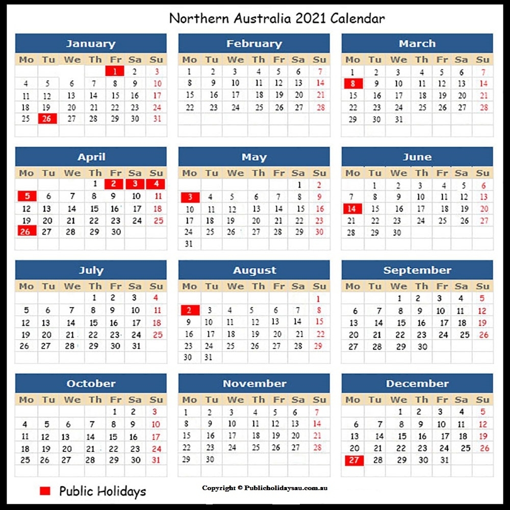 2021 Public Holidays Nt December 2021 Calendar With Bank Holidays