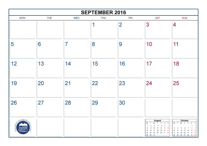 8.5 X 11 Printable Calendar - Calendar Template 2021 September 2021 Calendar Canada