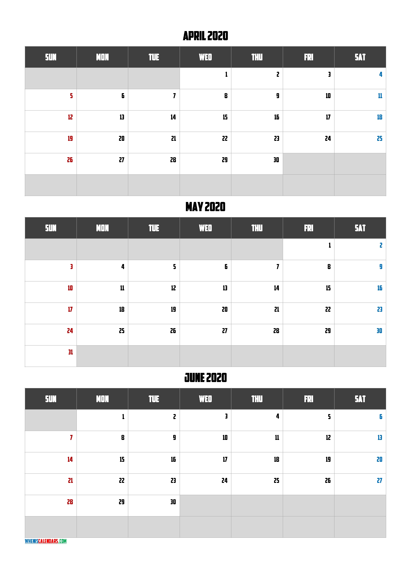 April May June 2021 Free Printable 3 Month Calendar-21Am2 Print April May June 2021 Calendar