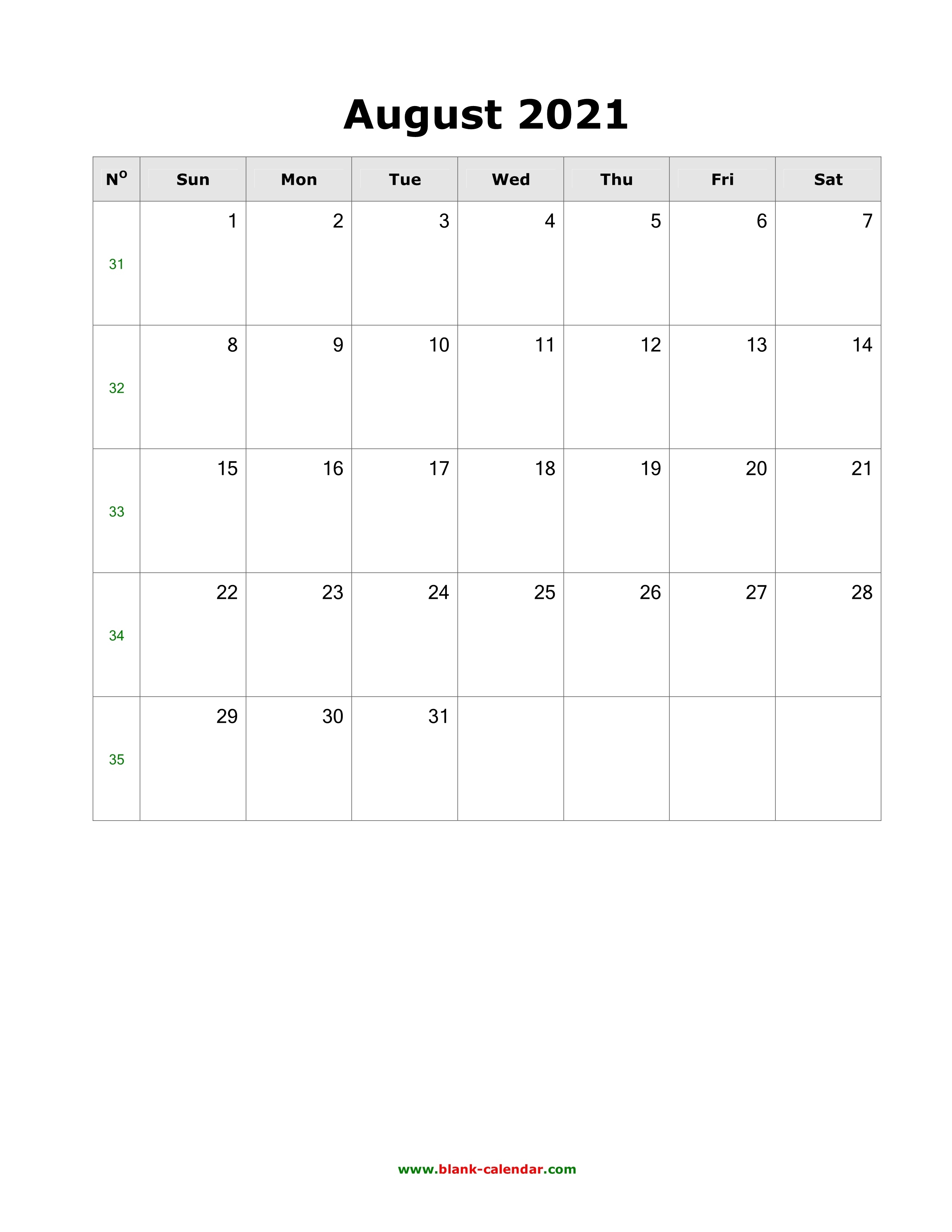 August 2021 Calendar Pdf Portriat | Calendar 2021 August 2020-August 2021 Calendar