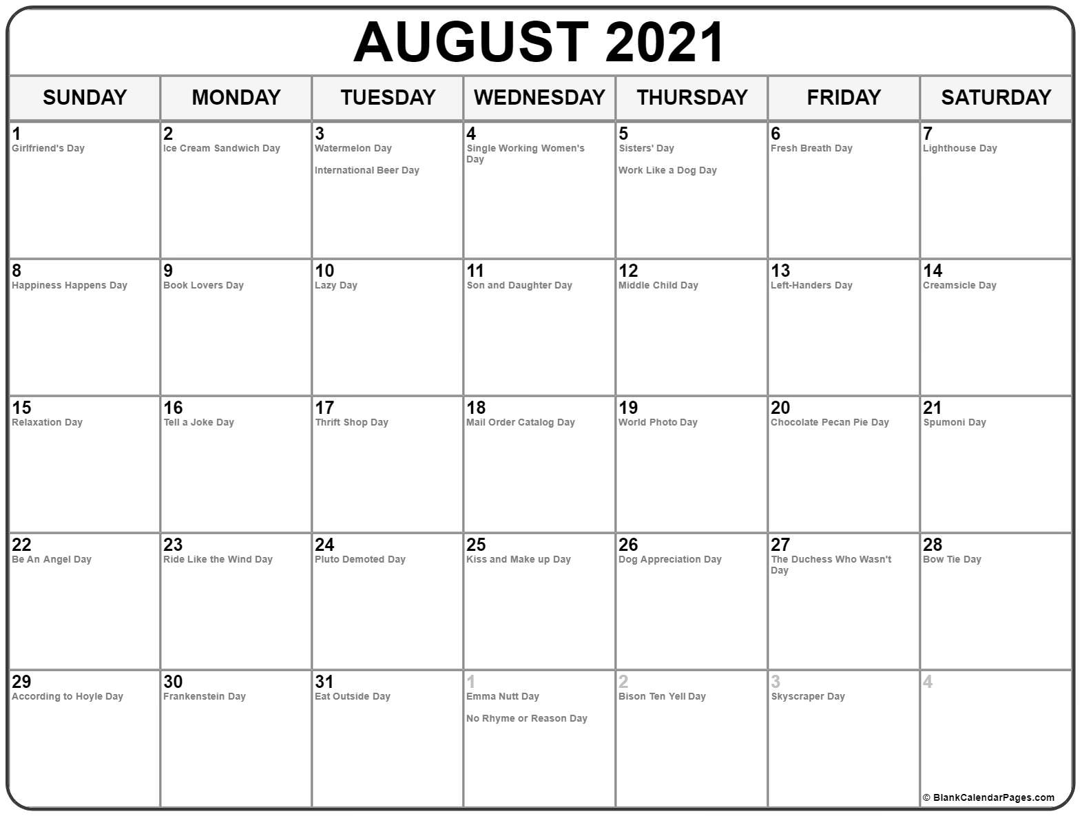 August 2021 Calendar With Holidays August 2021 Kalnirnay Calendar