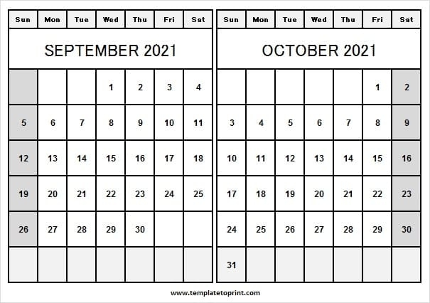 Blank Calendar 2021 September October - 2021 Calendar Free Printable June Through September 2021 Calendar