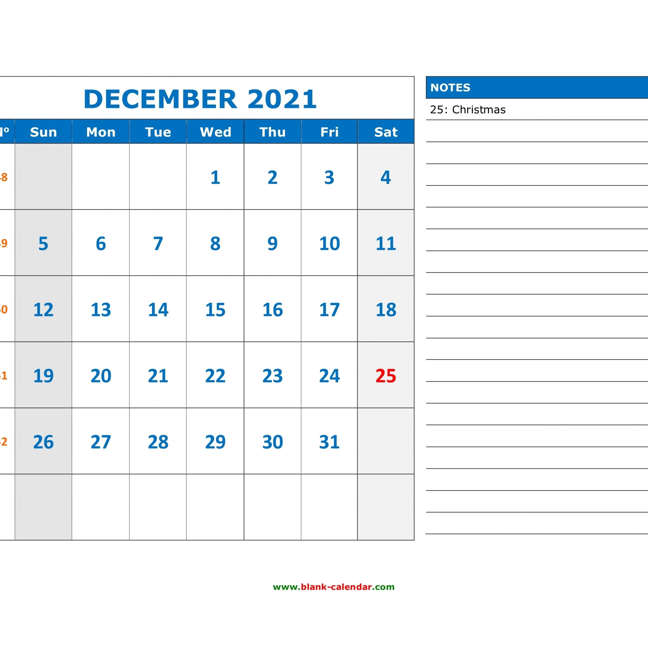 Calendar 2021 December Notes | Get Free Calendar December 2021 Calendar Quiz