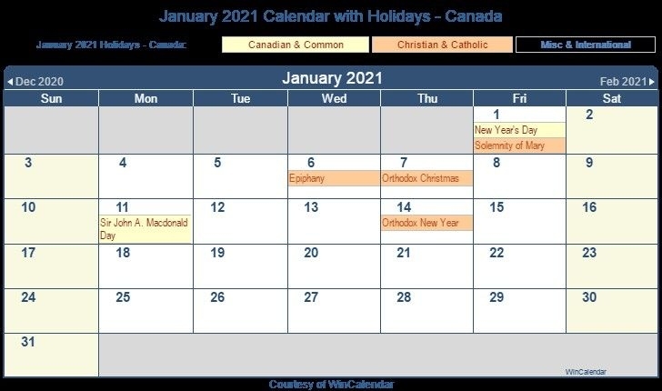 Canada Calendar 2021 Free Printable Word Templates Print Friendly January 2021 Canada Calendar September 2021 Calendar Canada