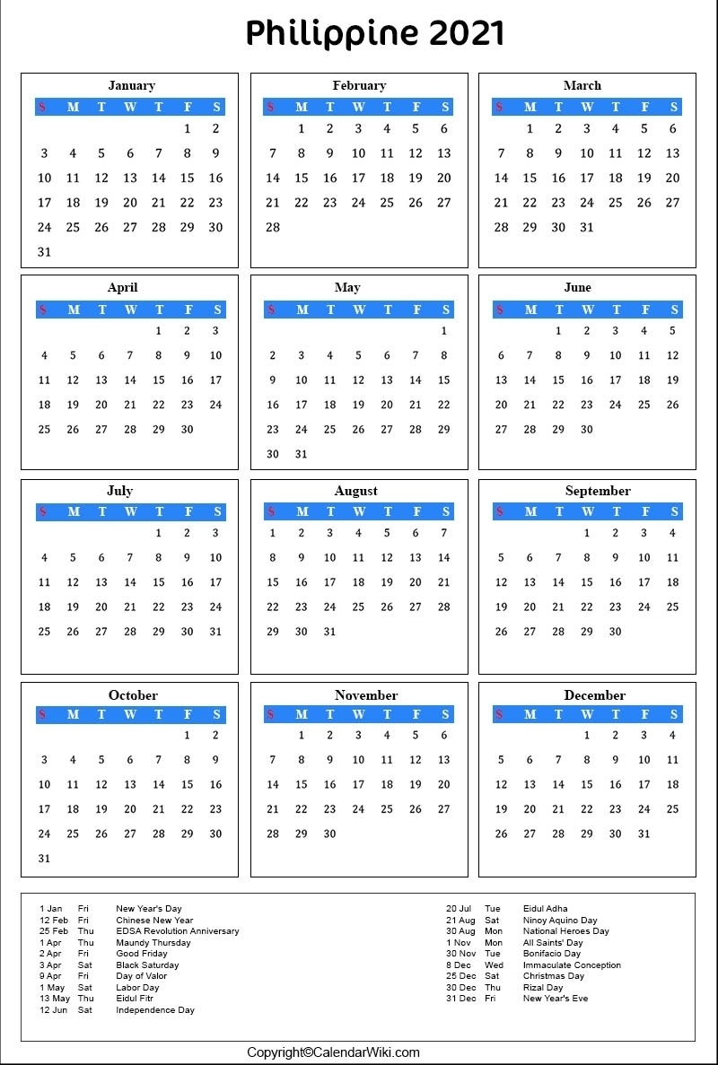 Collect 2021 Calendar Philippine Holidays | Best Calendar Example September 2021 Calendar With Holidays Philippines