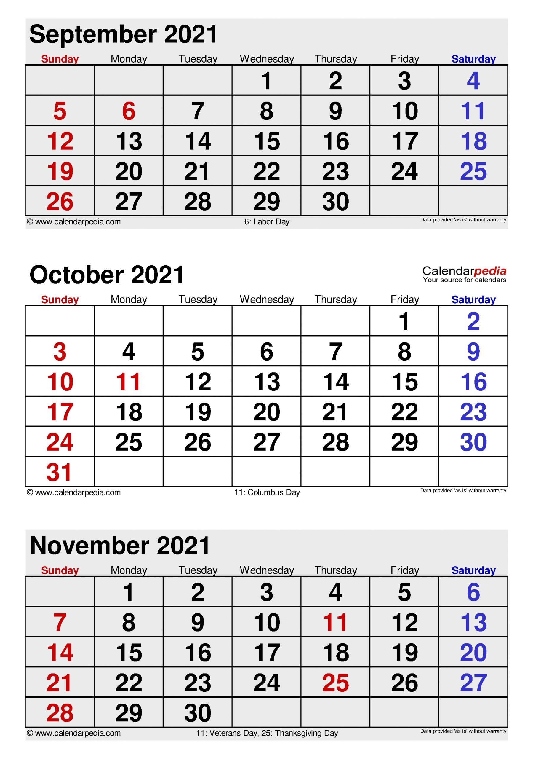 Collect Calendar August September October 2021 - Best Calendar Example September And October 2021 Calendar