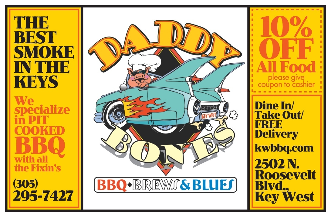 Daddy Bones | Key West / Florida Keys Money Saving Discount Coupons Key West Calendar Of Events July 2021