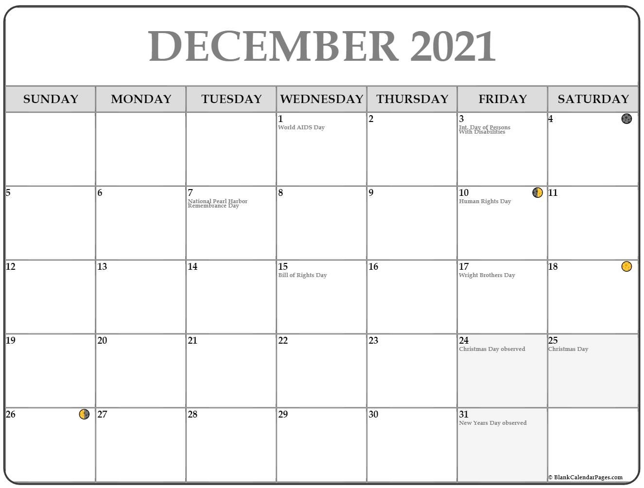 December 2021 Calendar | 56+ Templates Of 2021 Printable Calendars 2021 December January Calendar