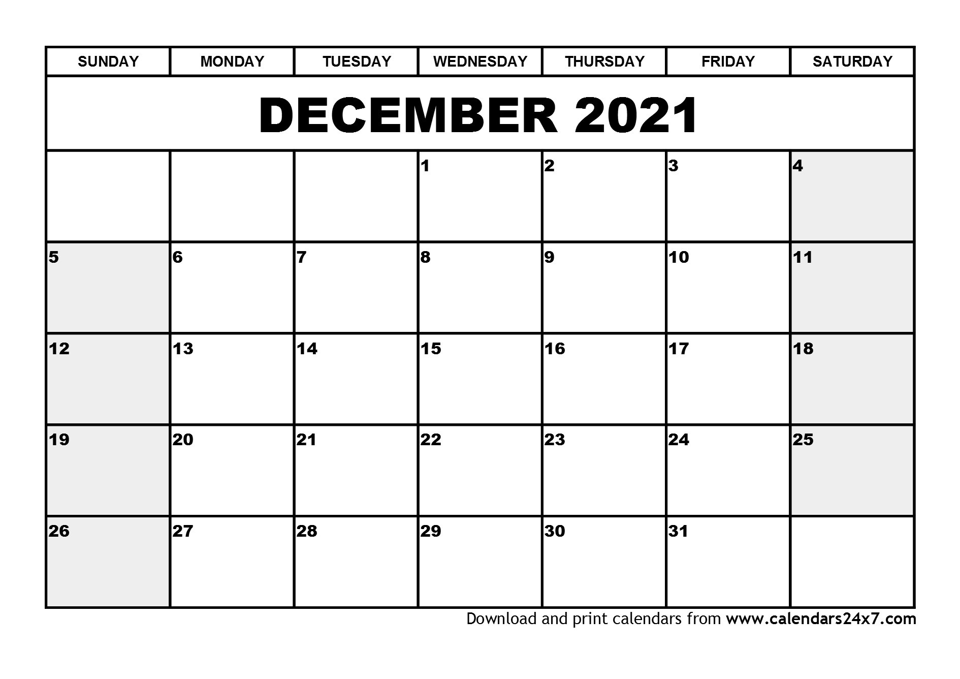 December 2021 Calendar &amp; January 2022 Calendar December 2021 Calendar Quiz