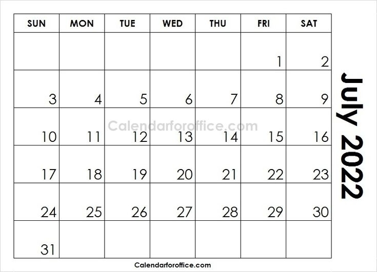 Download Free Printable July 2022 Calendar In Different Formats. This Is The Official Calendar June 2021 Calendar In Spanish
